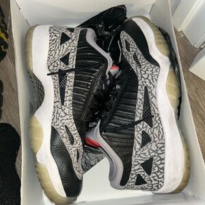 Jordan Black and Gray Sneakers